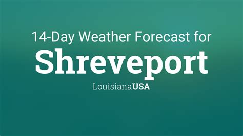 Weather Today for Shreveport, LA .